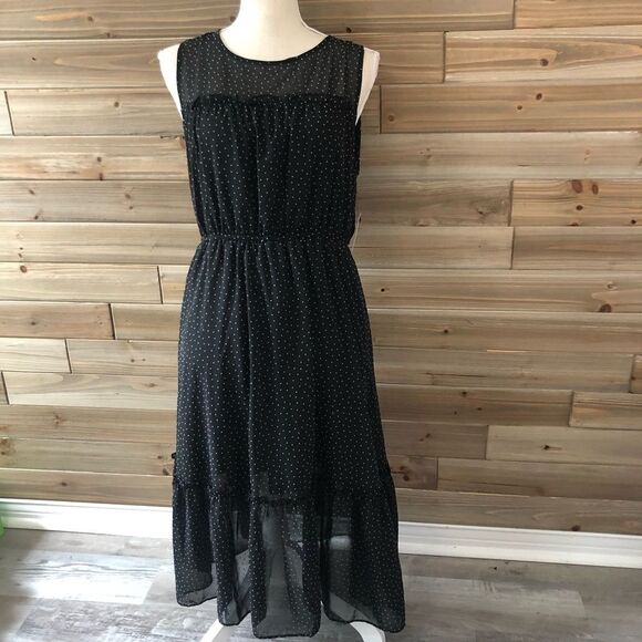 NWT Lulu’s Afternoon Stroll Polka Dot Midi Size M - Picture 3 of 7